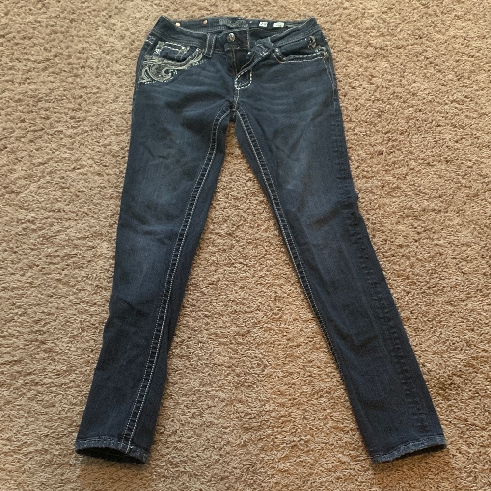 Miss Me Women's Dark Blue Skinny Jeans